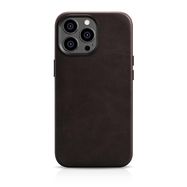 iCarer Oil Wax Premium Leather Case iPhone 14 Pro Max Magnetic Leather Case with MagSafe Brown (WMI14220704-BN), iCarer