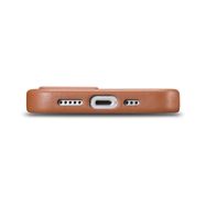 iCarer Case Leather Case Cover for iPhone 14 Brown (WMI14220705-BN) (MagSafe Compatible), iCarer