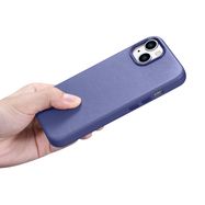 iCarer Case Leather Case Cover for iPhone 14 Light Purple (WMI14220705-LP) (MagSafe Compatible), iCarer