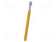 Test needle; Spring compression: 4mm; 5.3mm; 5A; steel; Ø: 2mm; 0.6N INGUN