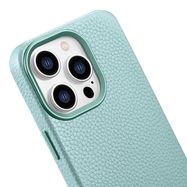 iCarer Litchi Premium Leather Case iPhone 14 Pro Max Magnetic Leather Case with MagSafe Green (WMI14220712-GN), iCarer