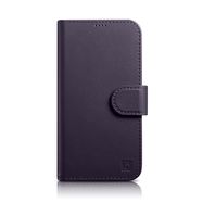 iCarer Wallet Case 2in1 Case iPhone 14 Leather Flip Cover Anti-RFID Dark Purple (WMI14220725-DP), iCarer