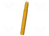 Test needle; 3A; Contact plating: gold-plated; CuBe; chisel,cone INGUN