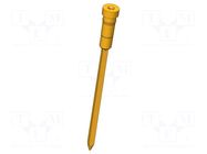 Connector; Contact plating: gold-plated; Contacts: brass; Ø: 1.8mm INGUN
