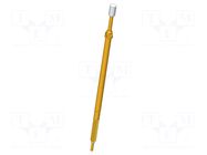 Test needle; 5mm; 3A; plastic; gold-plated; Ø: 1.8mm; flat; SKS-215 INGUN