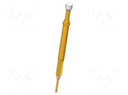Test needle; 5.2mm; 3A; plastic; gold-plated; Ø: 3mm; flat; SKS-465 INGUN