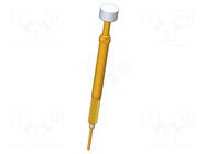 Test needle; 5.2mm; 3A; plastic; gold-plated; Ø: 5mm; flat; SKS-465 INGUN