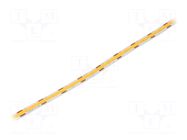 COB LED tape; white warm; LED/m: 320; 8mm; IP20; 180°; 8W/m; 12VDC POS