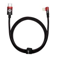 Baseus CAVP000220 angled Lightning - USB-C PD cable 20W 480Mb/s 1m - red, Baseus