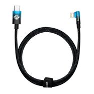 Baseus CAVP000221 angled Lightning - USB-C PD cable 20W 480Mb/s 1m - blue, Baseus