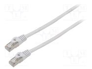 Patch cord; F/UTP; 6; stranded; CCA; PVC; grey; 2m; 26AWG; Cores: 8 LANBERG