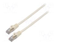 Patch cord; F/UTP; Cat: 6; RJ45 plug,both sides; stranded; CCA; 3m LANBERG