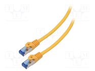 Patch cord; S/FTP; 6a; stranded; CCA; LSZH; orange; 1.5m; 26AWG LANBERG