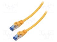 Patch cord; S/FTP; 6a; stranded; CCA; LSZH; orange; 15m; 26AWG LANBERG