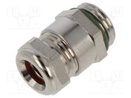 Cable gland; PG9; IP68; brass; metallic LAPP