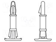 PCB distance; polyamide KEYSTONE