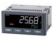 Meter: programmable; digital,mounting; LED; 6 digits; IP65 LUMEL