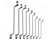 Wrench-set; box; stainless steel; 9pcs. BAHCO