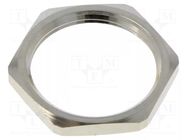 Nut; PG16; lead free; brass; Thread: PG; Plating: nickel; SKINDICHT® LAPP