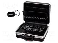 Case; tool case; with wheels; Body dim: 490x250x460mm PARAT