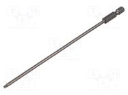 Screwdriver bit; Torx®; TX10; Overall len: 150mm FELO