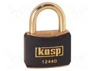 Padlock; shackle; Application: gates,tool chests,cabinets,sheds KASP