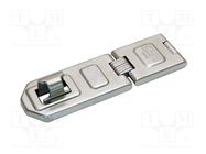 Buckle with locking plate KASP