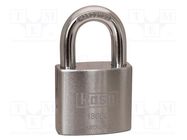 Padlock; shackle; Protection: high (level 11); steel; A: 60mm 