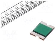 Fuse: PTC polymer; 350mA; Imax: 100A; SMD; 0ZCH; 1210 BEL FUSE