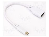 Accessories: connection cable; white; 235mm RASPBERRY PI
