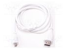Accessories: connection cable; white; 1m RASPBERRY PI