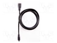 Accessories: connection cable; black; 2m RASPBERRY PI