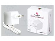 Accessories: power supply; white; 1.2m; 100÷240VAC; 5A; Out: USB C RASPBERRY PI