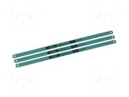 Hacksaw blade-set; metal; 310mm; 18teeth/inch; 3pcs. C.K
