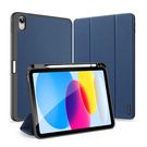 Dux Ducis Domo case iPad 10.9&#39;&#39; 2022 (10th generation) smart cover stand blue, Dux Ducis