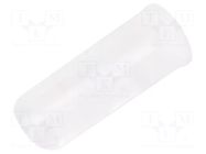 Fiber for LED; Ø5.6mm; L: 12.7mm; round; Front: convex; flexible BIVAR