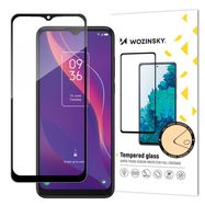 Wozinsky super tough Full Glue tempered glass full screen with frame Case Friendly TCL 306 black, Wozinsky