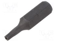 Screwdriver bit; Torx® with protection; T10H; Overall len: 25mm 