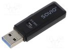 Card reader: memory; USB A plug; USB 3.0; PnP; 5Gbps SAVIO