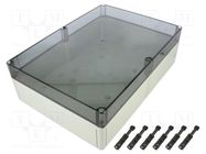 Enclosure: multipurpose; X: 254mm; Y: 361mm; Z: 111mm; TK PS; grey SPELSBERG