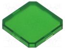 Actuator lens; green; OKTRON®-JUWEL SCHLEGEL