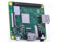 Single-board computer; Raspberry Pi3 A+; Cortex A53; 512MBSDRAM RASPBERRY PI