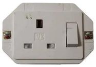 MAINS SOCKET, 1GANG SWITCH