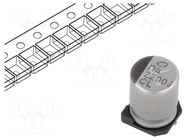 Capacitor: electrolytic; low ESR; SMD; 2200uF; 6.3VDC; Ø10x13.5mm NICHICON