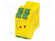 Module: safety relay; 24VDC; IN: 2; for DIN rail mounting; IP20 PHOENIX CONTACT