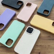 Eco Case case for iPhone 14 Plus silicone degradable cover white, Hurtel