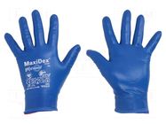 Protective gloves; Size: 7; blue; MaxiDex® ATG