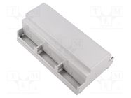 Enclosure: for DIN rail mounting; Y: 90mm; X: 160mm; Z: 58mm; PPO HAMMOND
