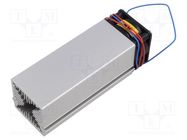 Heatsink: extruded; natural; L: 100mm; W: 40mm; H: 40mm; 1.15K/W; 5VDC FISCHER ELEKTRONIK