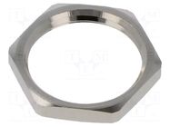 Nut; PG11; lead free; brass; Thread: PG; Plating: nickel; SKINDICHT® LAPP